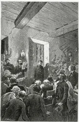 L’Espion Hubert - Illustration aus Choses vues, 19. Jahrhundert