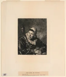 Hille Bobbe, die Zauberin, aus "Radierungen von Bildern im Metropolitan Museum, New York"