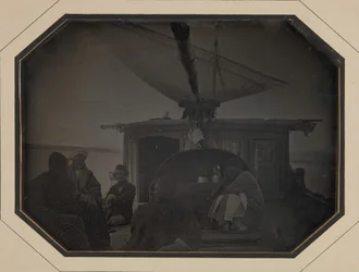 Monsieur Itiers Cange unter Segeln auf dem Nil, 1845-46
