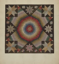 Geknüpfter Teppich, ca. 1936