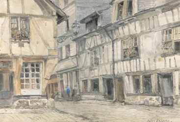 Ansicht der Rue de Lamitie