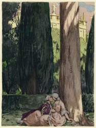 Illustration für die Memoiren von Casanova