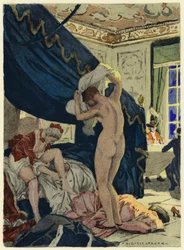 Illustration für die Memoiren von Casanova