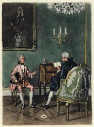 Illustration für die Memoiren von Casanova