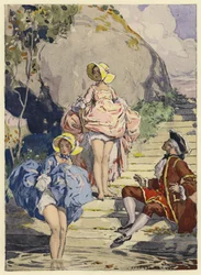 Illustration für die Memoiren von Casanova