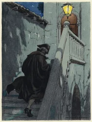 Illustration für die Memoiren von Casanova
