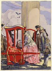 Illustration für die Memoiren von Casanova