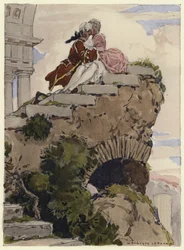 Illustration für die Memoiren von Casanova
