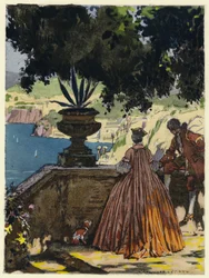 Illustration für die Memoiren von Casanova