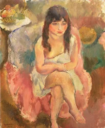 Sitzende Figur, 1914