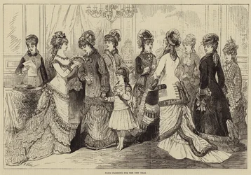 Pariser Mode für das neue Jahr