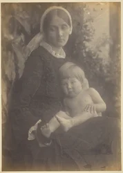 Mrs. Herbert Duckworth mit Gerald Duckworth, 1872