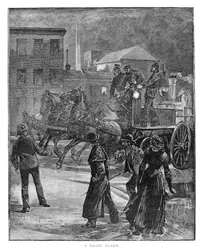 Ein nächtlicher Alarm, 1886