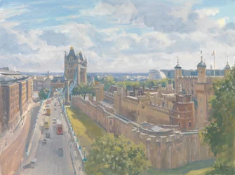 Tower Bridge und der Tower of London