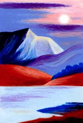 Lebendiger Bergsee