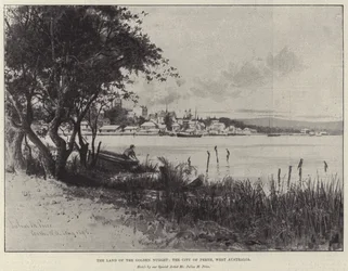 Das Land des Goldenen Nuggets, die Stadt Perth, Westaustralien