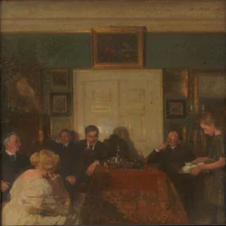 Eine Party im Haus des Künstlers