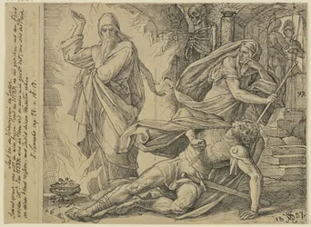 Saul bei der Wahrsagerin von Endor