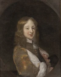 Porträt von Prinz August Friedrich von Holstein-Gottorp