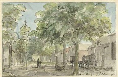 Dorfstraße in Lage Vuursche