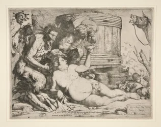 Bacchanal (Betrunkener Silenus)