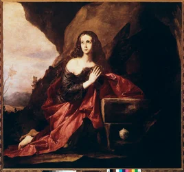 Maria Magdalena betend (Öl auf Leinwand)