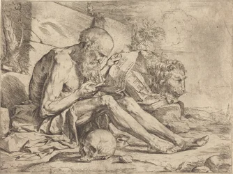 Der lesende heilige Hieronymus