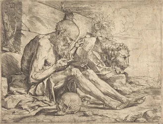 Der lesende heilige Hieronymus