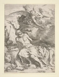 Heiliger Hieronymus mit dem Engel