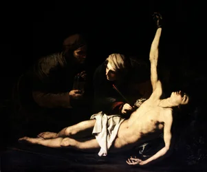 Die Heiligen Sebastian, Irene und Lucia, 1628