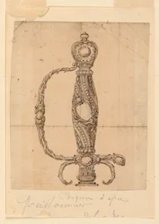 Entwurf für ein Schwertgriff