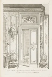 Projekt für eine Wohnungstür für Frau Baronne de Bezenval; Projekt für eine Tür für Madame de...