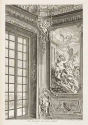 Ansicht der Ecke des gleichen Kabinetts, 2. Tafel