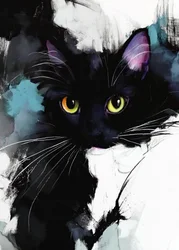 Katzen Pastellmalerei