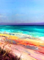 Buntes Strandabstrakt