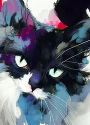 Lebendiger Katzenblick