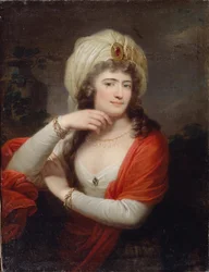 Porträt von Aleksandra Branicka 1754-1838, Hofdame von Katharina II, 1793