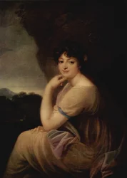 Porträt von Jekaterina Bakunina 1777-1846, ca. 1815