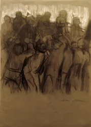 Käthe Kollwitz, Razzia (Kohlenstreik)