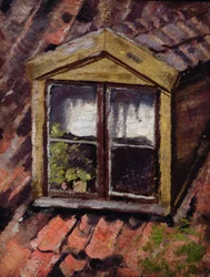 Ein Dachfenster