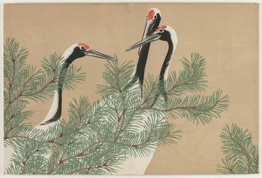 Blumen von hundert Welten (Momoyogusa): Kraniche
