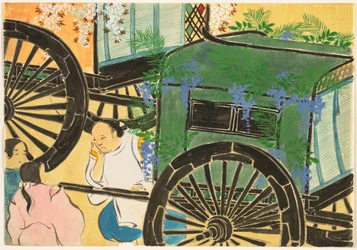 Blumen von hundert Welten (Momoyogusa): Blumengeschmückte Wagen
