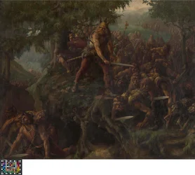 Die römische Invasion in Gallien
