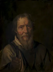 Porträt eines alten Mannes. Christian Jacobsen Drakenberg