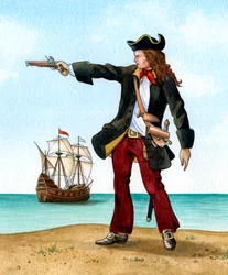 Anne Bonny, um 1698, irische Piratin