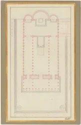 Grundriss einer Kathedrale für Berlin