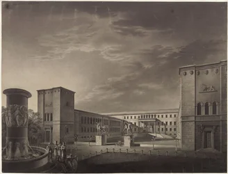 Köstritz. Schloss. Ansicht der Hofseite