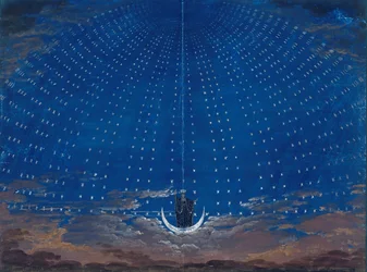 Bühnenbild für Mozarts „Die Zauberflöte“