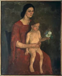 Thilde Hofer mit Carlino