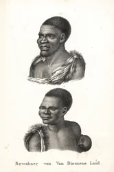 Eingeborene von Tasmanien, Van Diemen